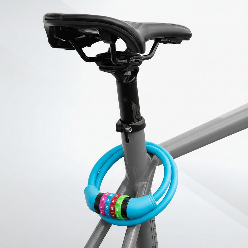 Small and lightweight cable lock suitable for kids’ bicycles