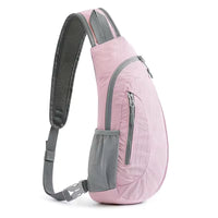 Small nylon sling bag crossbody shoulder bag for men and women with adjustable strap for travel and outdoor use