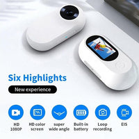 Wireless pet collar camera compact body