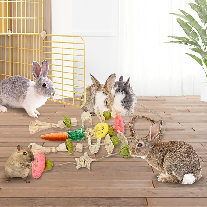 small pet chewing toy for rabbits and chinchillas