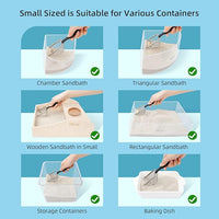 small pet sand sifter scoop for cleaning sand bath box