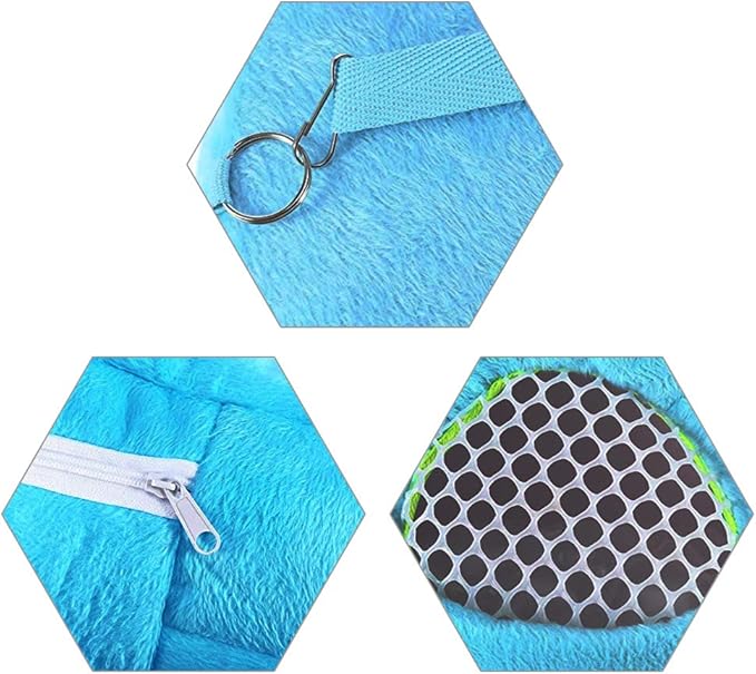 Small Pet Travel Pouch for Dwarf Hamsters and Small Rodents