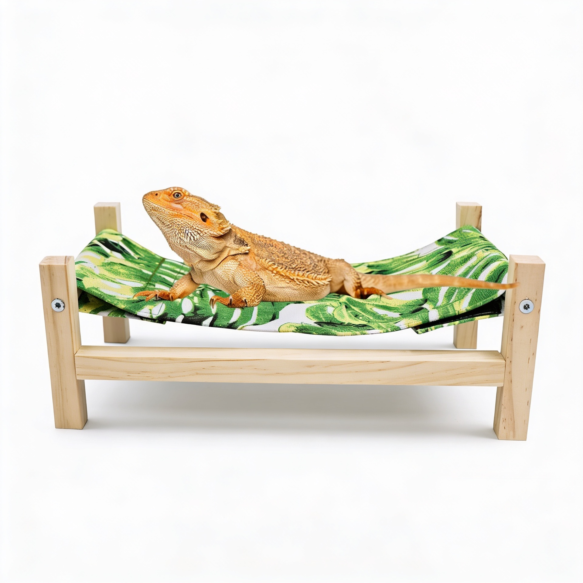 small reptile sleeping hammock green for geckos and snakes