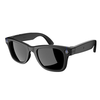 Smart audio glasses front view with wireless calling support