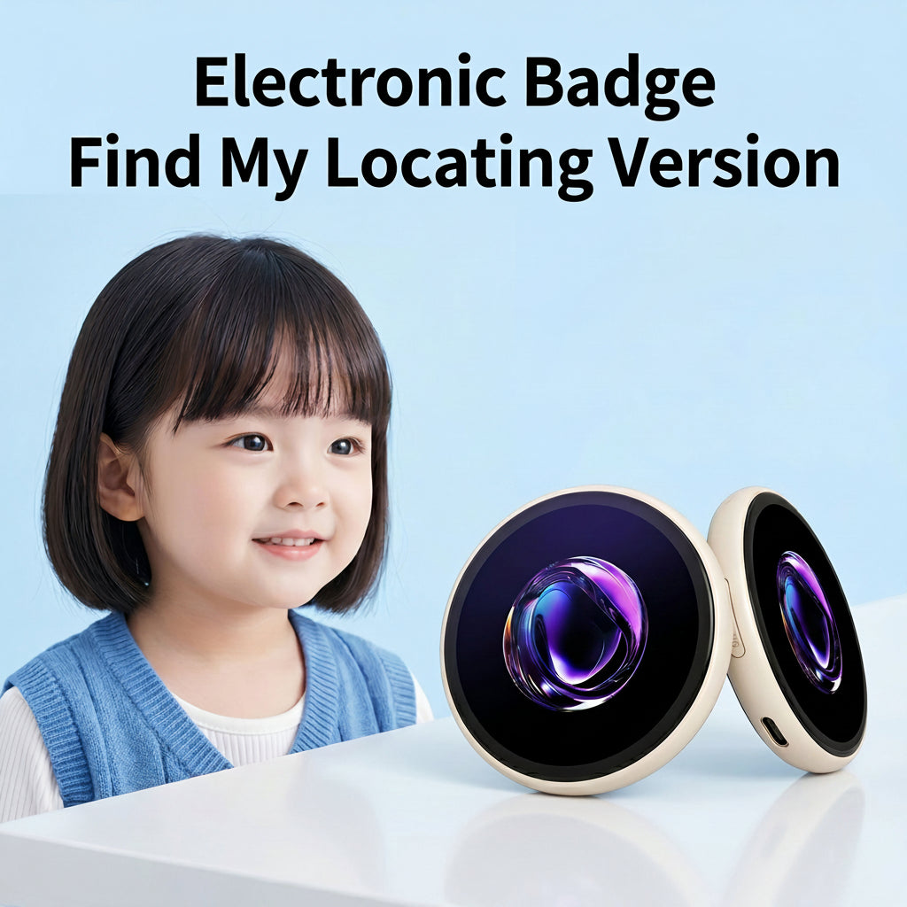 Smart badge connected with a compatible mobile application