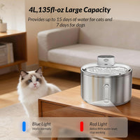 Smart Cat Hydration Accessory With Motion Sensor Design