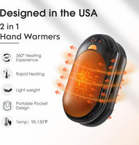 Smart chip hand warmers providing long-lasting heat for outdoor activities