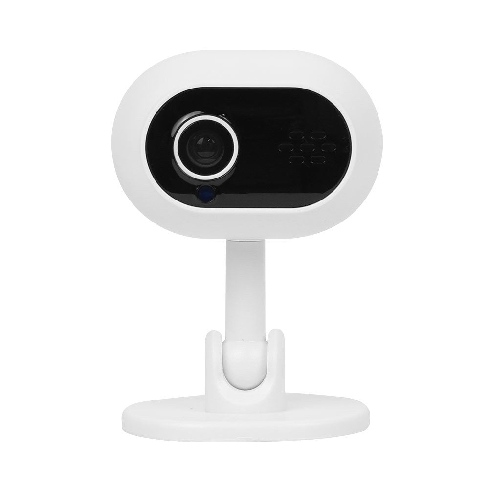 Smart indoor camera front view with HD lens design