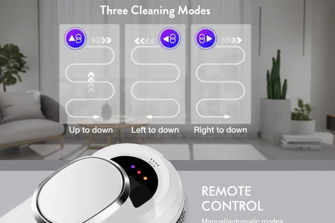 Smart path planning glass cleaning robot