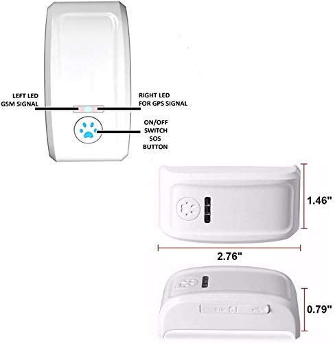 Smart pet collar accessory with lightweight adjustable design for dogs and cats
