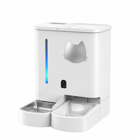 Smart automatic pet feeder with camera for cats and dogs