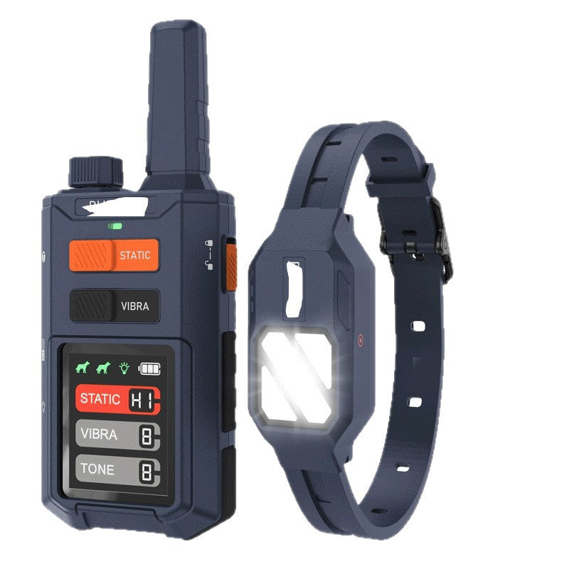 smart remote dog training collar with night visibility