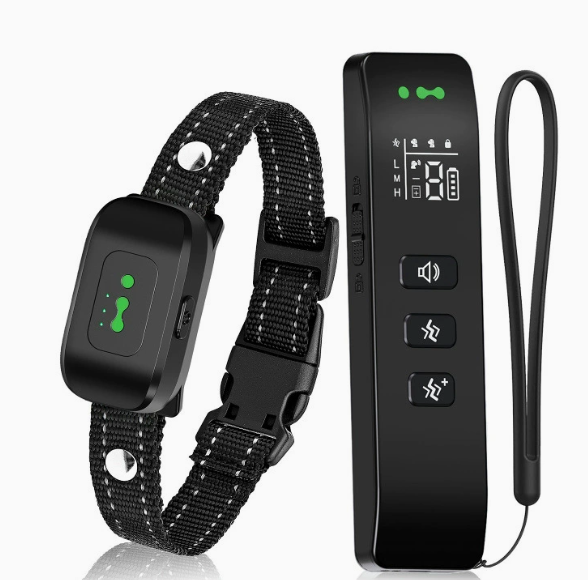 Smart remote dog training device with adjustable vibration function