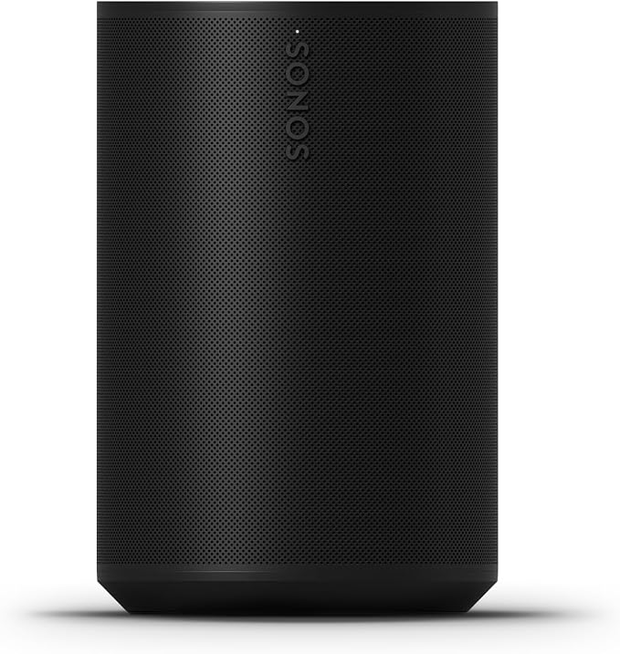 Smart Wireless Speaker Black Front View Alexa Enabled