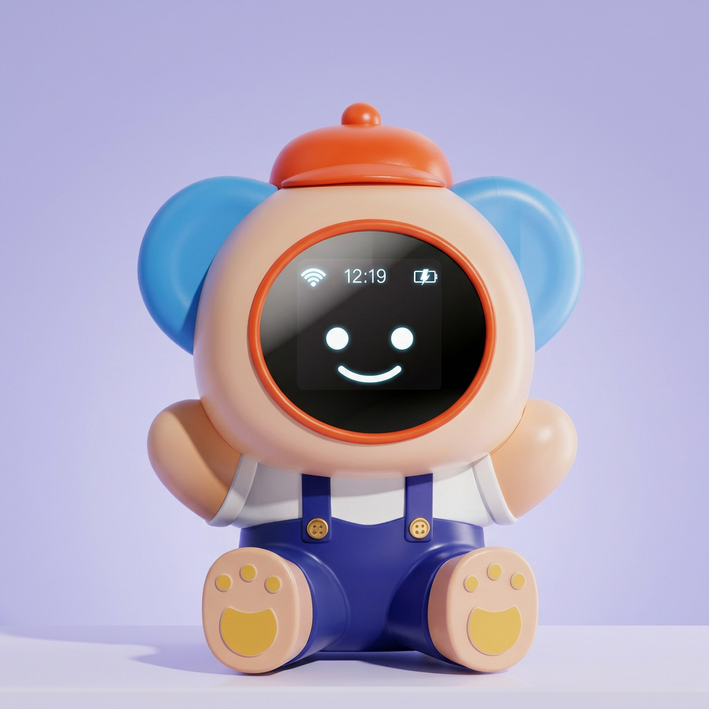 Smart talking robot toy for children with interactive voice features