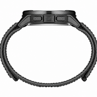 Sports smartwatch showing heart rate, steps, and multi-sport tracking