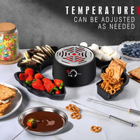 S’mores maker with four detachable ingredient serving trays