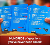 Social party card game for kids teens and adults