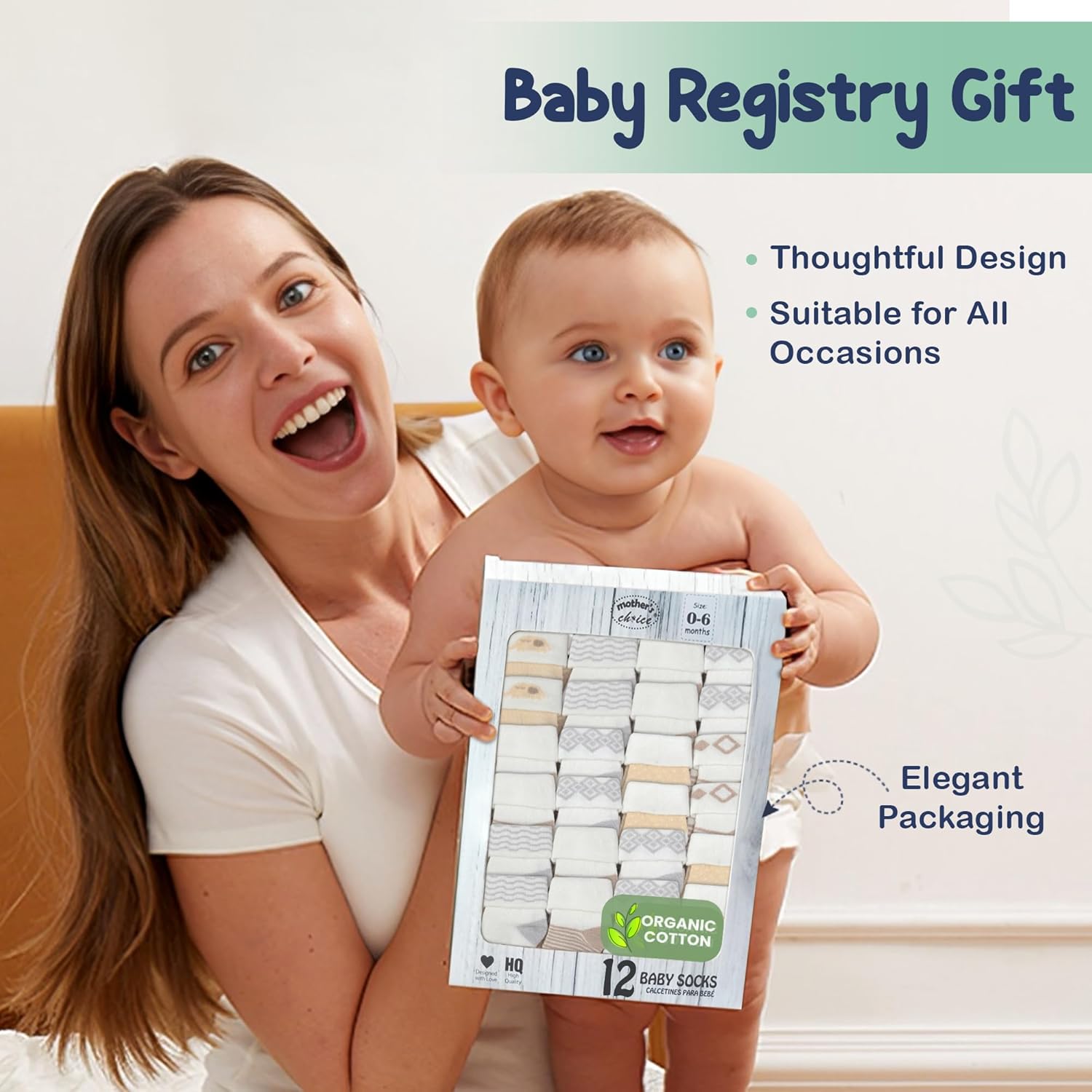 Breathable and soft cotton baby socks for your infant’s delicate feet