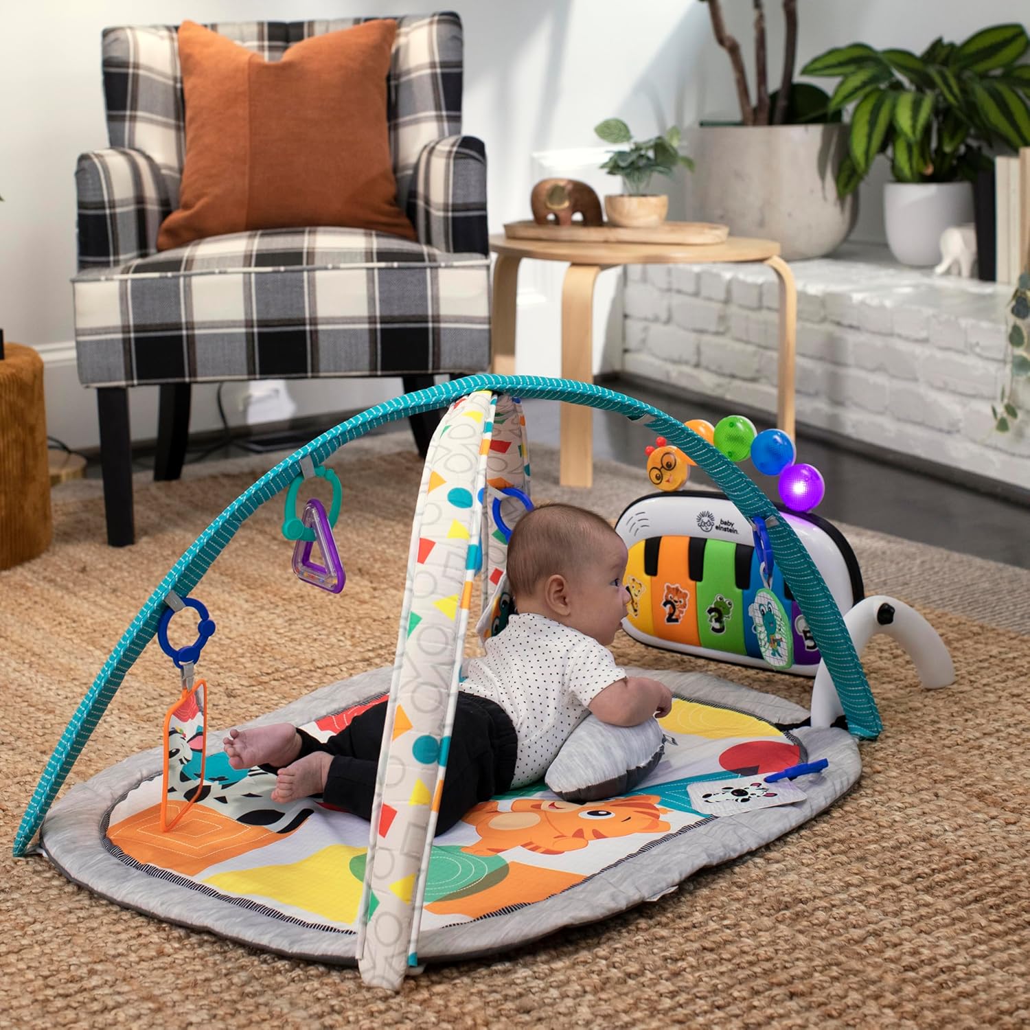 Soft baby activity mat play gym comfortable tummy time mat for newborn infants