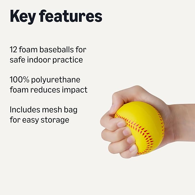 Soft baseballs for kids indoor practice