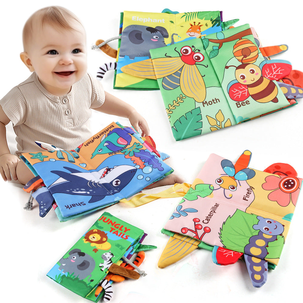 Soft Cloth Baby Book With Crinkle Sounds