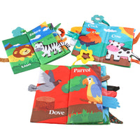 Sensory Interactive Infant Cloth Book For Early Learning