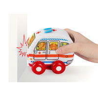 Soft fabric baby toys cars safe toddler toy vehicles