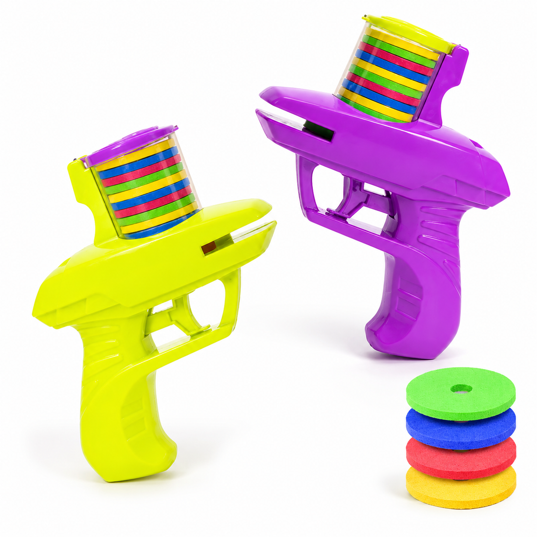 Soft foam dart launcher toy for kids indoor and outdoor play