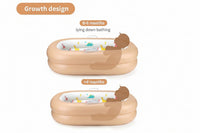 Close-up of soft inflatable walls and cushioned base