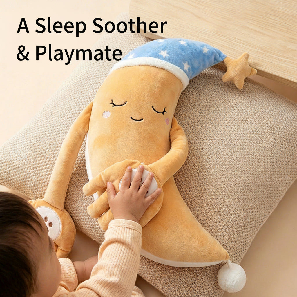 Soft Moving Hand Patting Pillow Close-Up