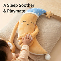 Soft Moving Hand Patting Pillow Close-Up