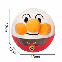 Soft Round Dog Toy with Plush Fabric Cover