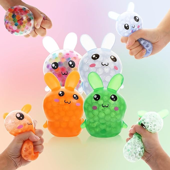 Bunny squishy toys for kids with cute Easter shape and soft texture