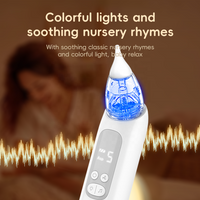 Electric infant nose cleaner with soft silicone tip