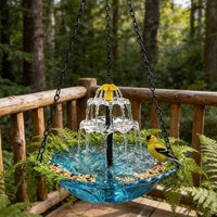 Solar Waterfall Fountain for Garden and Yard