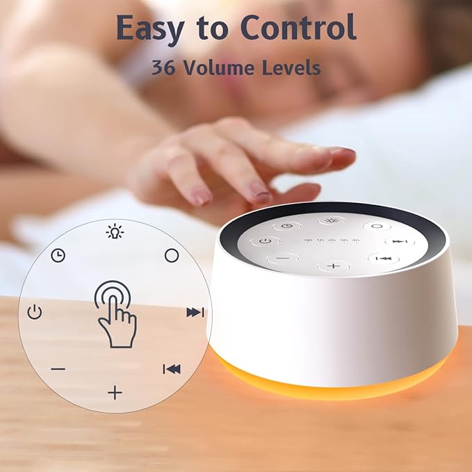 Soothing Sound Machine With Timer And Adjustable Volume