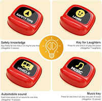 Sound and light fire engine toy for interactive indoor play