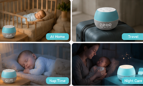Digital sound machine with alarm and timer controls