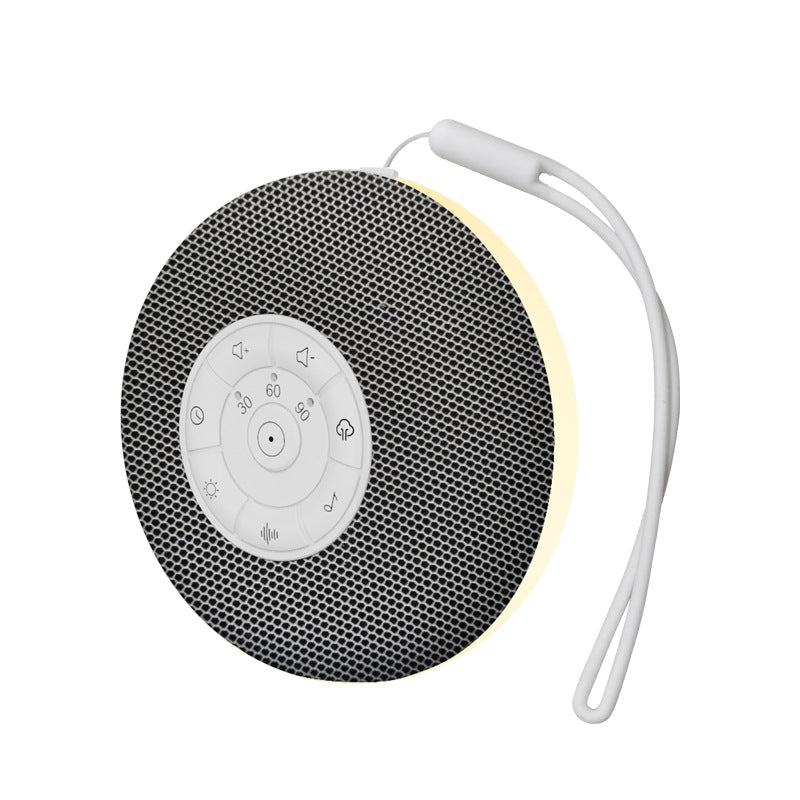 Portable sound machine with soft night light function