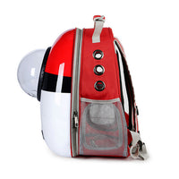 Space Capsule Pet Carrier with Clear Window and Ventilation