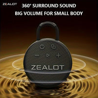 ZEALOT wireless speaker charging with cable
