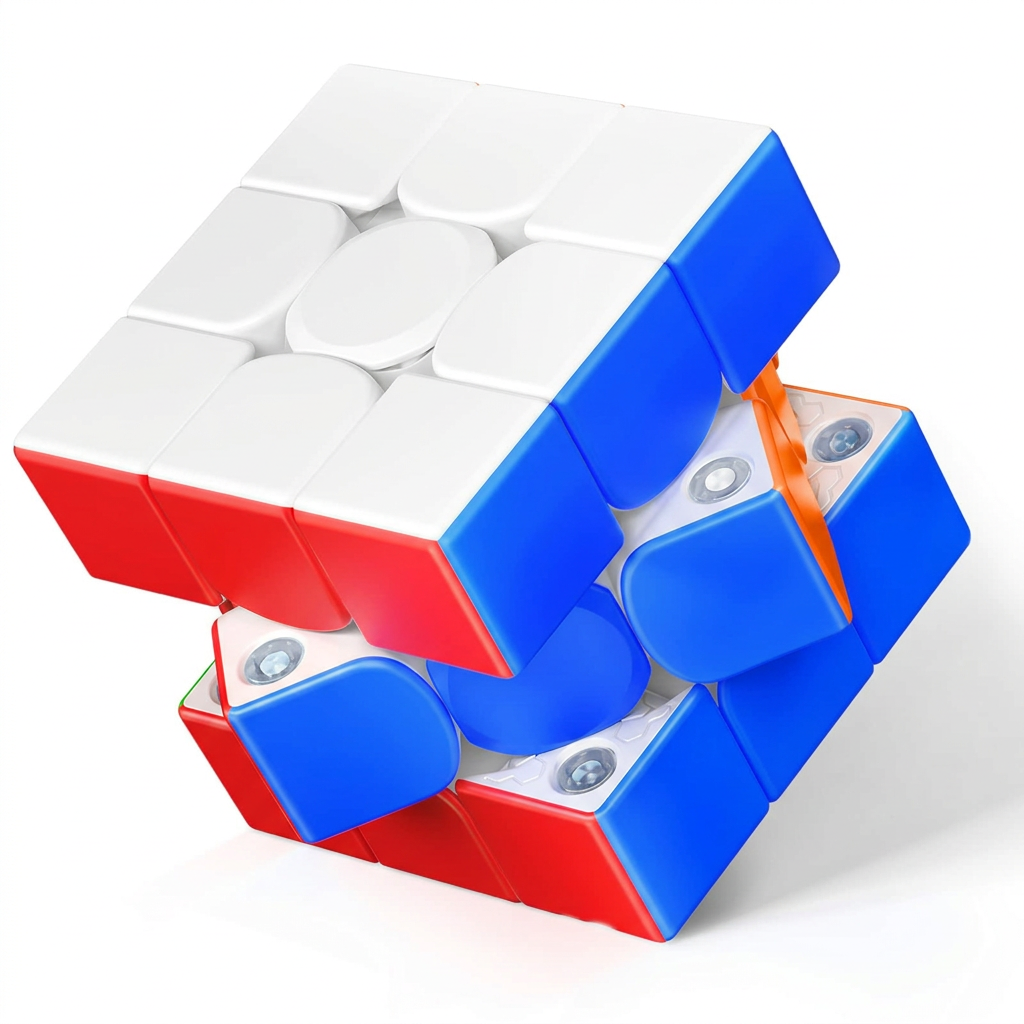3x3 Magnetic Speed Cube – 48 Magnets, Customizable Tension for Kids & Adults