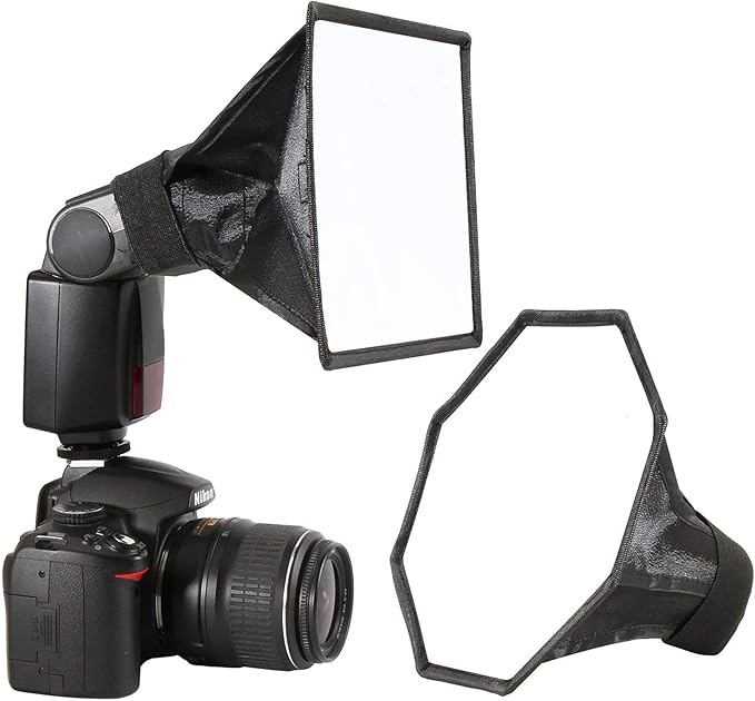 Speedlight softbox diffuser kit 2 pack for DSLR flash