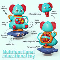 Spinning grasping toy for baby sensory training and early learning