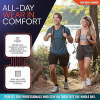 Ankle brace compression socks for sports, fitness, and recovery from tendonitis and plantar fasciitis