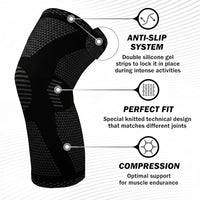 Knee support sleeve for basketball gym training and sports