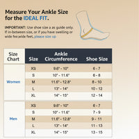 Lightweight ankle support for sports running walking and workouts