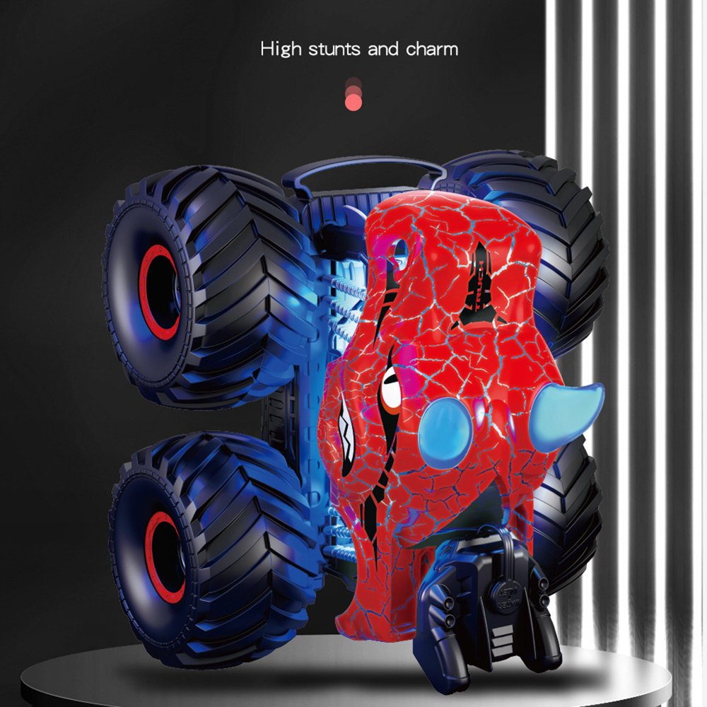 Remote control car with interactive spray effect