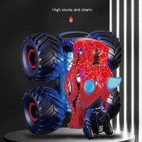 Remote control car with interactive spray effect